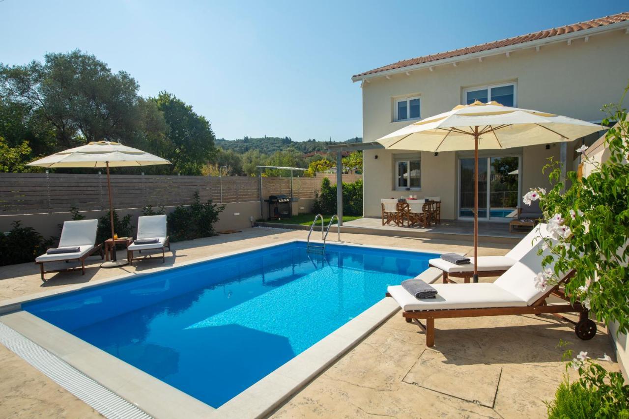 Grappolo Lefkada Villas - Villa Vertzami Just 2 Km From Lefkada Town Apolpaina Dış mekan fotoğraf