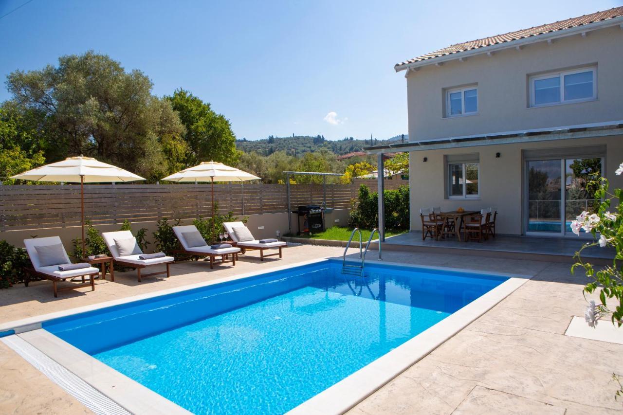 Grappolo Lefkada Villas - Villa Vertzami Just 2 Km From Lefkada Town Apolpaina Dış mekan fotoğraf