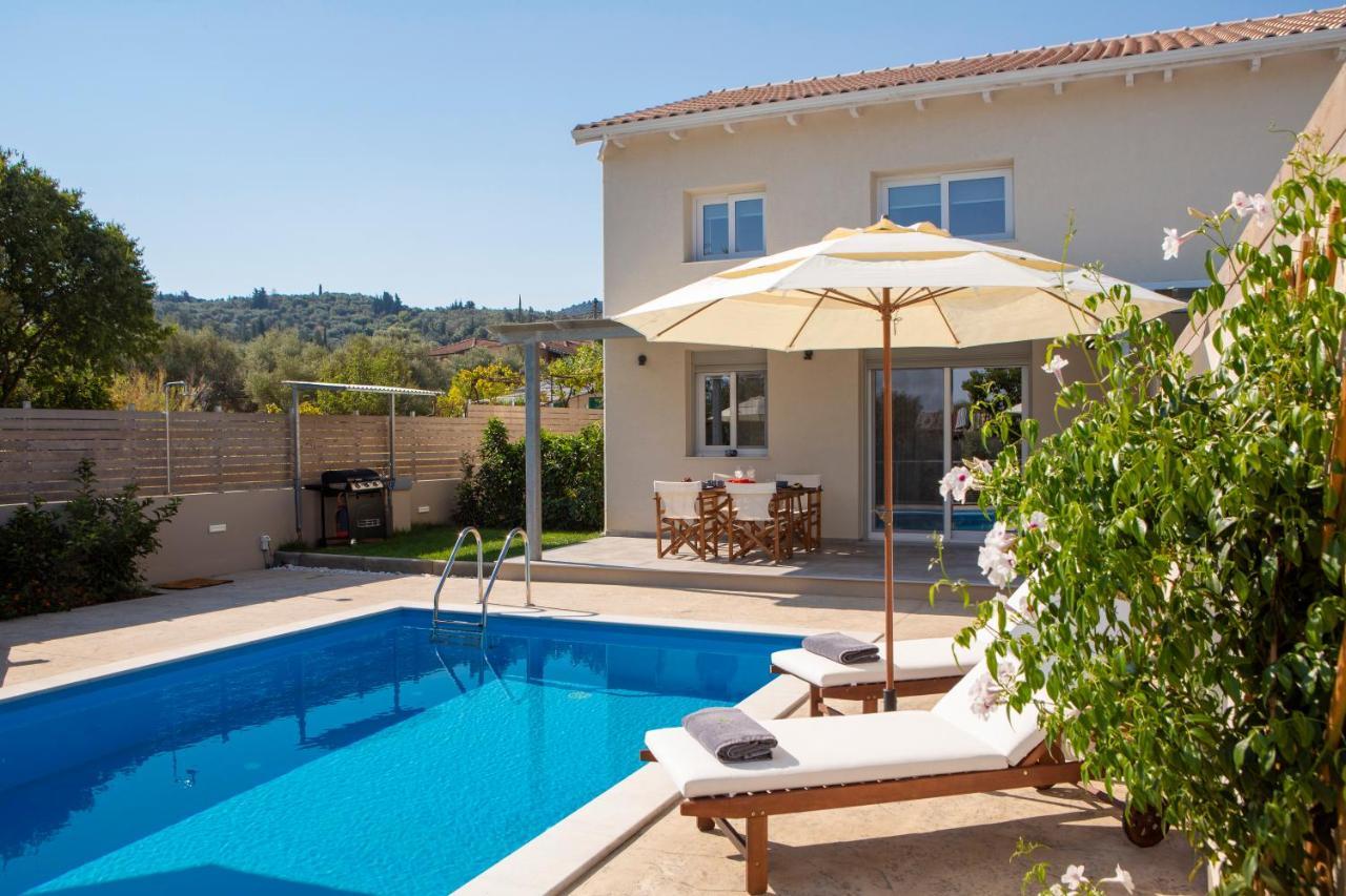 Grappolo Lefkada Villas - Villa Vertzami Just 2 Km From Lefkada Town Apolpaina Dış mekan fotoğraf