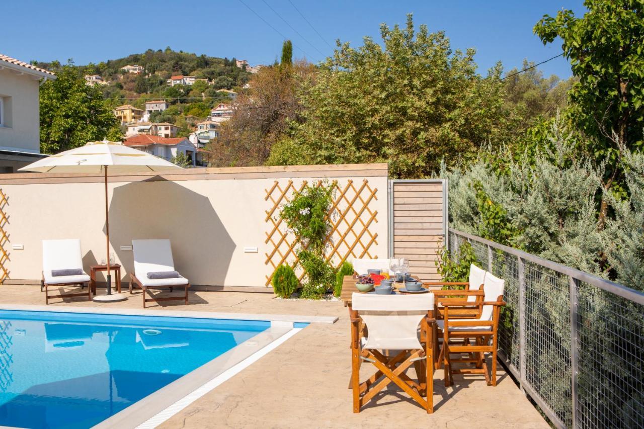 Grappolo Lefkada Villas - Villa Vertzami Just 2 Km From Lefkada Town Apolpaina Dış mekan fotoğraf