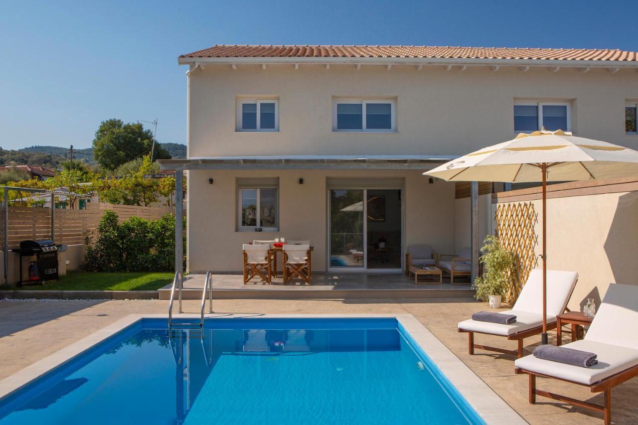 Grappolo Lefkada Villas - Villa Vertzami Just 2 Km From Lefkada Town Apolpaina Dış mekan fotoğraf